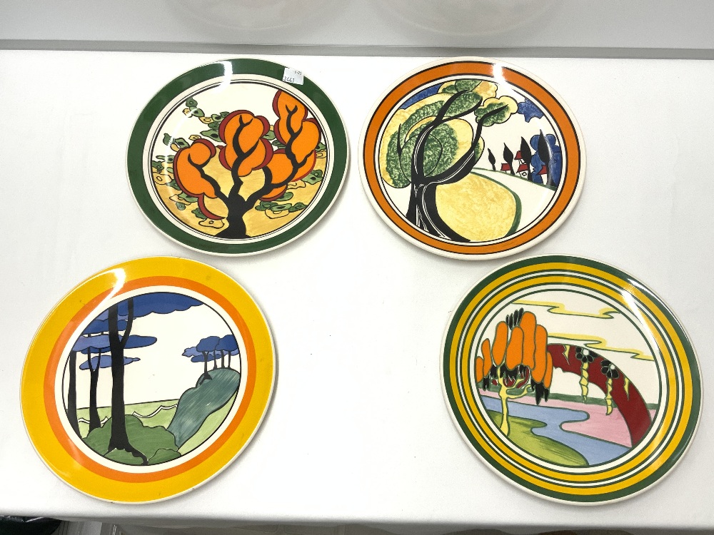 CLARICE CLIFF WEDGWOOD PLATES BIZARRE SOME CERTS OF AUTHENTICITY - Image 4 of 5