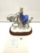 ROYAL WORCESTER FIGURINE ( PRINCESS OF THE MAGICAL KINGDOM ) BY CAROLYN FROUD LIMITED EDITION 55/