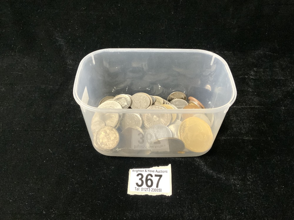 A QUANTITY OF MIXED USED COINAGE. - Image 5 of 6