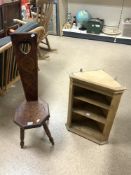 ANTIQUE MAHOGANY WELSH CHAIR WITH A CORNER UNIT