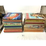 QUANTITY OF VINTAGE ANNUALS INCLUDES - KITTY KAT, ARCHIE ANDREWS, DAILY MAIL AND MORE.