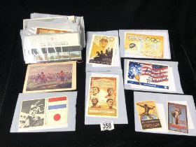 WALT DISNEYS WONDERLAND PICTURE BOOK, OLYMPIC CARDS AND OTHER EPHEMERA.