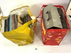 A QUANTITY OF LPs - ELVIS, TOM JONES, BARRY WHITE AND MANY MORE.