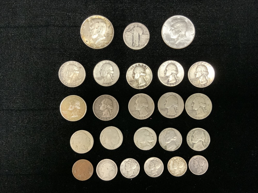 A QUANTITY OF MIXED USED COINAGE. - Image 2 of 3