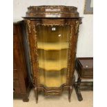 FRENCH ROSEWOOD VITRINE 158 X 90CM