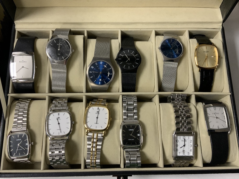 LARGE QUANTITY OF WATCHES WITH CASES SEKONDA, ACCURIST AND MORE - Image 3 of 6