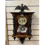 VIENNA WALL CLOCK WITH PENDULUM AND KEY