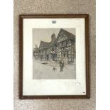 CECIL ALDIN ( 1870 - 1935 ) SIGNED LITHOGRAPH FRAMED AND GLAZED 55 X 66CM