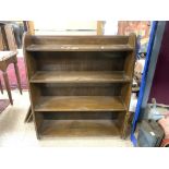 REMPLAY OPEN GRADUATING DWARF BOOKCASE.