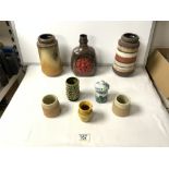 QUANTITY OF ART POTTERY INCLUDES SYLVAC AND MORE