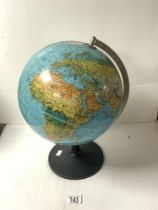 WORLD SCAN GLOBE DATED 1972 FROM DENMARK