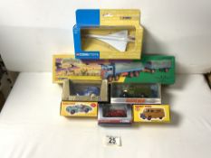 CORGI CLASSICS SHOWMANS RANGE - 8 WHEEL TRUCK AND TRAILER WITH LOADS - BILLY CROW & SONS, BOXED,