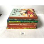 1960s ANNUALS INCLUDES CHAMPION AND A LATER FLINTSTONES ANNUAL.