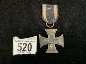 A GERMAN 1ST WORLD WAR IRON CROSS MEDAL.