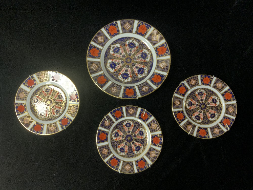 SEVEN ROYAL CROWN DERBY PLATES. - Image 2 of 5