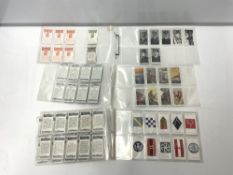 COLLECTION OF CIGARETTE CARDS MILITARY PLAYERS, WILLS, LAMBERT & BUTLER AND MORE