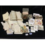 QUANTITY OF EPHEMERA - PROPERTY SALES FROM 1864, QUANTITY POSTCARDS AND LETTERS AND MORE.