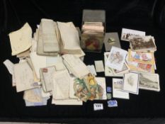 QUANTITY OF EPHEMERA - PROPERTY SALES FROM 1864, QUANTITY POSTCARDS AND LETTERS AND MORE.
