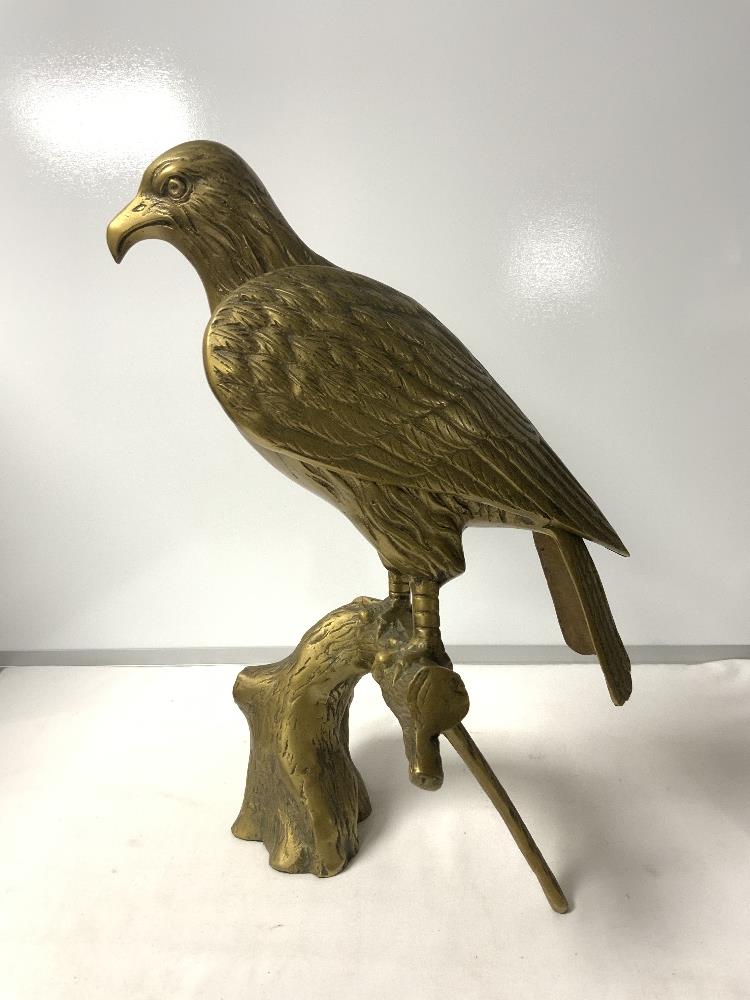 A BRASS MODEL OF AN EAGLE; 39 CMS. - Image 2 of 4