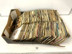QUANTITY OF 45 RPM RECORDS - BEATLES, GRACE JONES, TALKING HEADS AND MANY MORE.