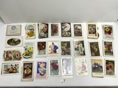 QUANTITY OF VINTAGE BIRTHDAY AND EASTER CARDS