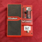 DIGITECH WHAMMY PITCH SHIFTER PEDAL FOR FOOT CONTROLLED PITCH SHIFTING EFFECT