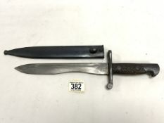 WWII TOLEDO BAYONET WITH A SCABBARD