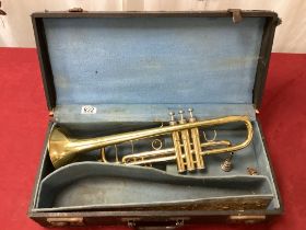 CASED BRASS TRUMPET MONIQUE