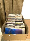 A QUANTITY OF 45 RPM RECORDS - MADNESS, TOTO, SKAKA KHAN AND MANY MORE.