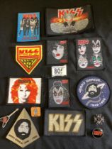 KISS CLOTH BADGES