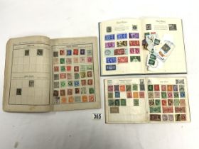 THE ' CROMWELL ' WORLDS STAMP ALBUM INCLUDES PENNY REDS, ROYAL MAIL STAMP ALBUM AND A SIXPENNY RED