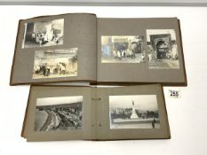 A 1927 FAMILY TRAVEL PHOTOGRAPH ALBUM - TANGIERS, CONSTANTINOPLE, BOSPHOROS, ATHENS AND OTHER