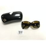 GENUINE CHANEL SUNGLASSES WITH CASE ( 5227-H C714/T5 58018 135 2P SERIAL NUMBERS )