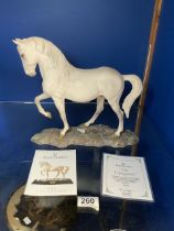 ROYAL DOULTON PORCELAIN MODEL OF - THE LIPIZZANNER; LTD EDITION 639/1500.