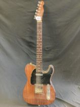 FENDER ROSEWOOD ELECTRIC GUITAR ( R 000359 ) WITH HARD CASE