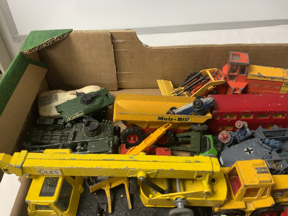 A COLLECTION OF DIE-CAST TOY VEHICLES; DINKY CRANE, CORGI AND MATCHBOX. - Image 9 of 9