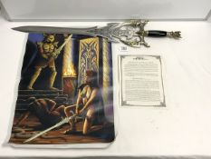 KIT RAE FANTASY SWORD ( UC1239 ) INCLUDES MATCHING POSTER