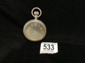 MILITARY POCKET WATCH ( 10513 ) A/F