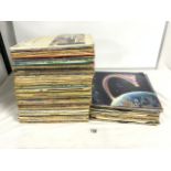 A QUANTITY OF LPs, INCLUDES T REX, RAINBOW, TOTO AND MORE.