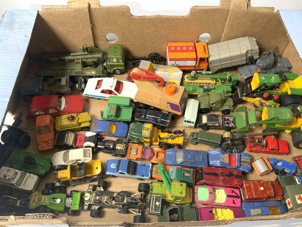 A COLLECTION OF DIE-CAST TOY VEHICLES; DINKY CRANE, CORGI AND MATCHBOX. - Image 2 of 9