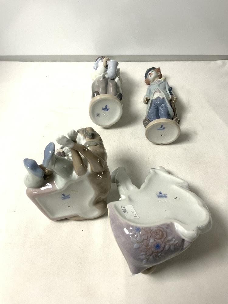 TWO LLADRO FIGURES - SWEET DREAMS AND NEW PLAYMATES AND TWO CLOWNS - Image 4 of 4