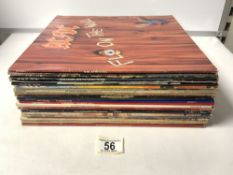 QUANTITY OF 33 RPM RECORDS - ROLLING STONES, JEFFERSON STAR SHIP, AC/DC AND MORE.