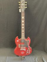 EPIPHONE G-400 ELECTRIC GUITAR IN CHERRY RED NO CASE ( 198111737 )