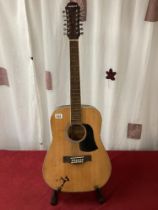 ARIA 12 STRING ACOUSTIC GUITAR AW-20TN WITH STAND