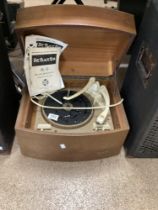 VINTAGE THE BLACK BOX RECORD PLAYER