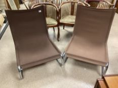 PAIR OF DS MOBELMONTAGE SWEDEN LOUNGE CHAIRS