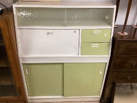 50'S 60'S RETRO KITCHEN CABINET BY REMPLOY 107; 138CM