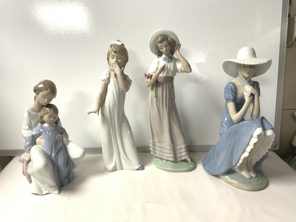 SEVEN NAO FIGURES VARIOUS INCLUDING A BALLERINA; LARGEST 31 CMS. - Image 4 of 5