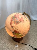 VINTAGE LIGHT UP GLOBE FROM THE HERITAGE COLLECTION