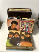 QUANTITY OF LPs AND SINGLES - BEATLES FOR SALE, MONKEES, PAUL YOUNG, BANNANARAMA AND MORE.